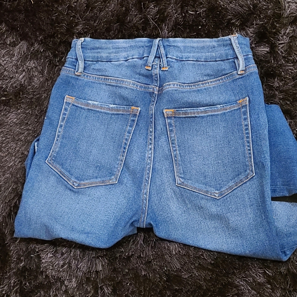 Good American Good Waist High Rise Skinny Jeans 0/25